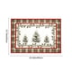 thumbnail image 3 of Felpudo navideño con piñas | Felpudo navideño de poliéster verde | Alfombra antideslizante para entrada (60 x 40 cm) | Decoración festiva para puerta de entrada | Uso en interiores y exteriores |, 3 of 6