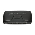 KVM Switch 4 Computers Sharing 4 USB Devices KVM Switches for Keyboard