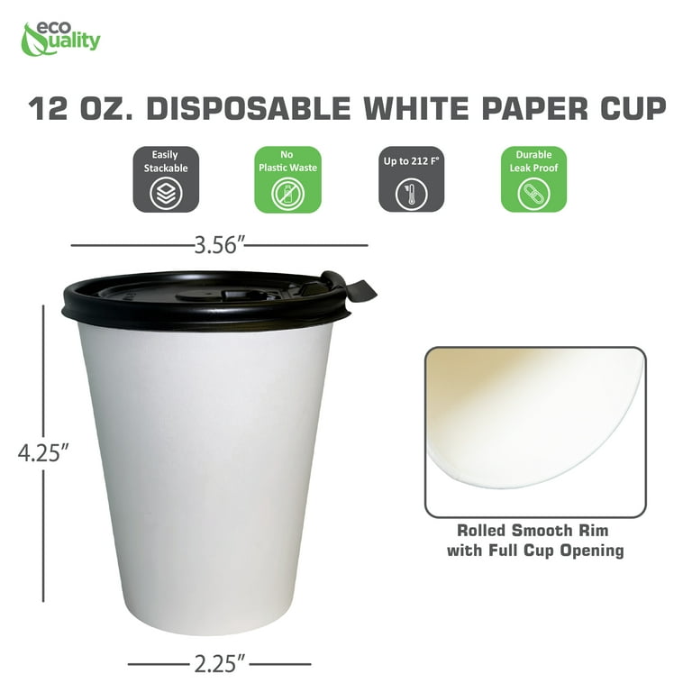 Disposable Plastic Cups For Espresso Coffee (250 Count)
