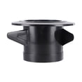 thumbnail image 2 of Black Abs Round Ventilation Hose Diffuser Grille Cover Wall Ceiling Mounting 75Mm, 2 of 10