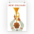 thumbnail image 3 of New Orleans, Louisiana, Horn Player (12x18 Wall Art Poster, Room Decor), 3 of 3