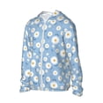 thumbnail image 2 of Fotbe Daisies Flowers Men's Women's UPF 50+ Sun Protection Jacket Hooded Cooling Shirt with Pockets Hiking Outdoor Performance-3X-Large, 2 of 9