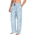 thumbnail image 2 of Xecao Rabbit And Bird Men's Straight Lounge Pajama Pants: The Ultimate in Comfortable Sleepwear, 2 of 9