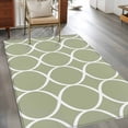 thumbnail image 3 of 3'x5' Area Rugs, Sage Green Abstract Indoor Outdoor Area Rug for Living Room Bedroom, Modern White Geometric Twisted Art Washable Bathroom Rugs Kitchen Floor Carpet Mats Home Decor Aesthetic, 3 of 8