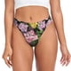 thumbnail image 1 of Fotbe Colorful Roses Tanga Sin Costuras para Mujer con Estampado – Panties Invisibles, Transpirables y Cómodos para Uso Diario-Small, 1 of 6