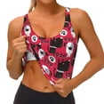 thumbnail image 4 of Lsque Cute Dog Printed Women'S Sports Bra, Compression, Moisture Wicking, High-Impact Sports Bra For Women,Supportive sports bra-, 4 of 9