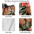 thumbnail image 4 of luoweisi Men's Beach Shorts Quick Dry Swim Trunks with Mesh Lining Rose and Leopard XL, 4 of 5