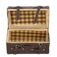 thumbnail image 1 of Greensen Mini Valise 1:12 Style Classique Tissu Bois Rétro Mini Valise pour Maison de Poupée, Maison de Poupée, Valise 1:12, 1 of 7