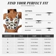 thumbnail image 5 of Uemuo Various Turtle Pattern Women's Sports Bra - High Impact Support, Breathable, and Comfortable Athletic Bra for Running, Yoga, and Workouts, 5 of 9