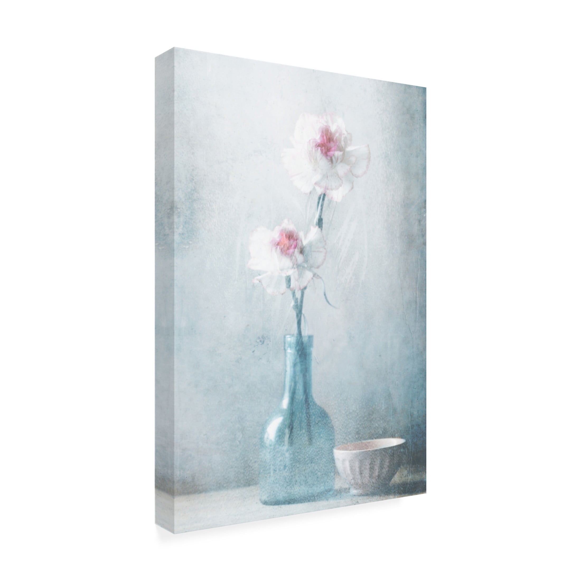Canvas Wall Art - Delphine Devos 'Friendship In Flowers' Wall Art for Living Room, Bedroom, or Office D?cor by Trademark Fine Art - 22 x 32 Inches