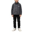 thumbnail image 3 of Boys Girls Sherpa Fleece Jacket Full-Zip Fuzzy Fleece Sweatshirt Kid Toddler Windproof Coat Soft Winter Jacket Thick Raincoat, 3 of 6