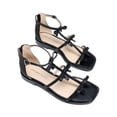 thumbnail image 6 of DREAM PAIRS Strappy Lace Up Flat Sandals, 6 of 8