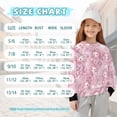 thumbnail image 7 of Xoenoiee Axolotl Cherry Blossom Print Girls Oversized Sweatshirt Drop Shoulder Long Sleeve Crewneck Pullover, Loose Fit Casual Fall Top Y2K Winter Outfits, 9-10 Years, 7 of 7