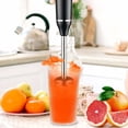 thumbnail image 4 of Immersion Blender, 400W/2 Speed ​​Stainless Steel Hand Blender, Sharp Blade Blender for Smoothies, Purees, Sauces, with Measuring Cup, 4 of 5