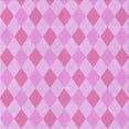 thumbnail image 1 of Ahgly Company Machine Washable Indoor Square Transitional Blossom Pink Area Rugs, 5' Square, 1 of 7