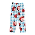 thumbnail image 4 of Kdxio Women's Comfy Stretch Flowers and Lady BugsPrint Drawstring Pajama Pants-Small, 4 of 9