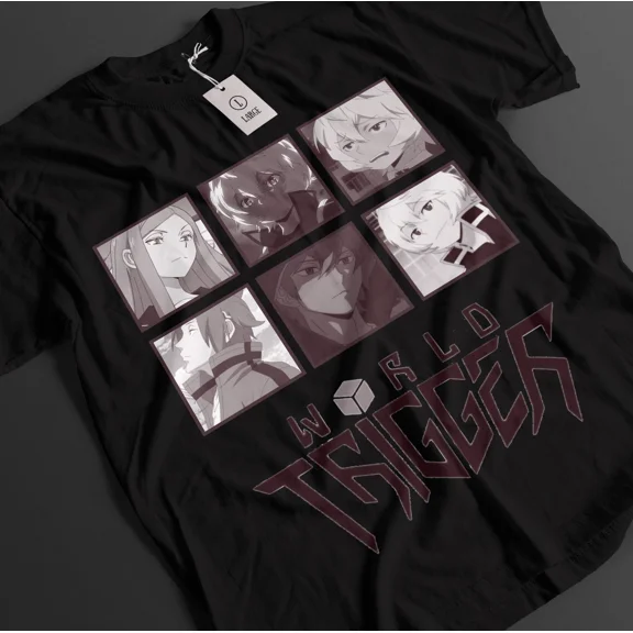 RARE World Trigger Shirt Yuma Tshirt Osamu T-Shirt Chika Top Jin Tachikawa Anime Tee