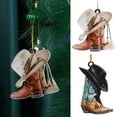 thumbnail image 6 of UOYOTT 1X Car Hanging Ornament Boots And Hat Cowboy 2024 US K3E1, 6 of 9