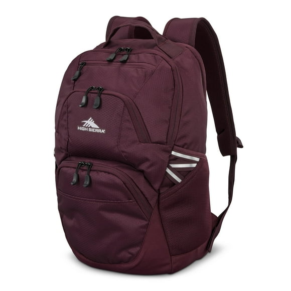 Mochila High Sierra Swoop Sg Maroon para portátil de 17 pulgadas