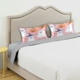 thumbnail image 3 of Yayeee Pillowcase Standard Size Set of 2 Satin Wrinkle Resistant Pillow Case, Cartoon Halloween Ghosts, 3 of 7