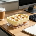 thumbnail image 5 of Compartments Tray Ice Making, Summer Ice Storage Box Tray for Home, Ice Tray, Yellow, 5 of 5
