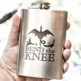 thumbnail image 2 of 8oz Bend the Knee Flask L1, 2 of 2