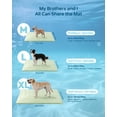 thumbnail image 3 of Cama para perros Cooling Mat Babygreat 2026 con refrigeración automática, 48 x 28 cm, color verde, 3 of 7