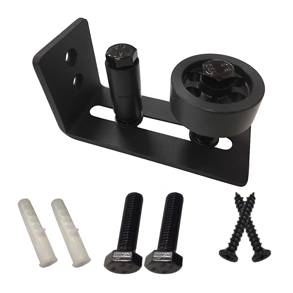 Barn Door Adjustable Wall Mount Roller Stay Guide Setup Options Channel