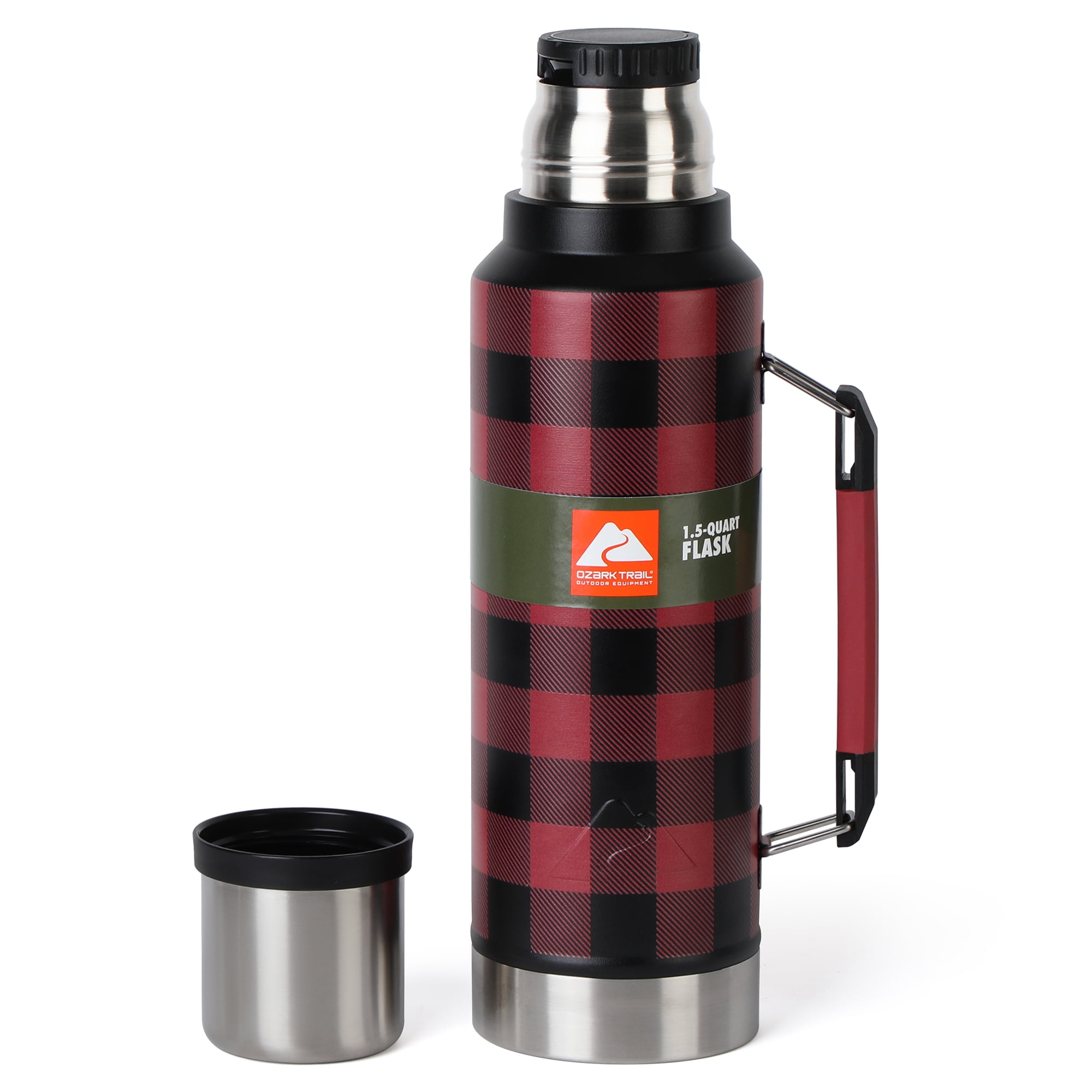 Ozark Trail 1.5 qt Water Bottle, Buffalo Plaid
