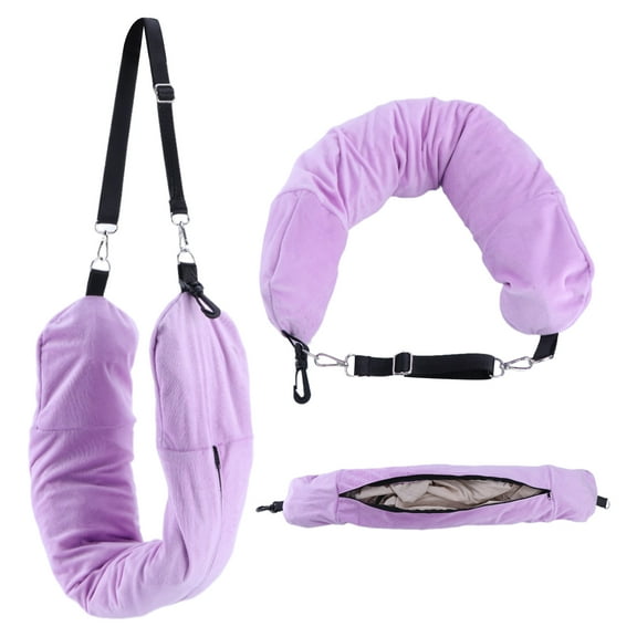 UNTERING Travel Neck Pillow with Clothes Stuffable Travel Pillow Stuffable Neck Pillow Fillable Neck Pillow for Airplanes Travel