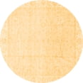thumbnail image 1 of Ahgly Company Indoor Round Abstract Brown Modern Area Rugs, 4' Round, 1 of 4