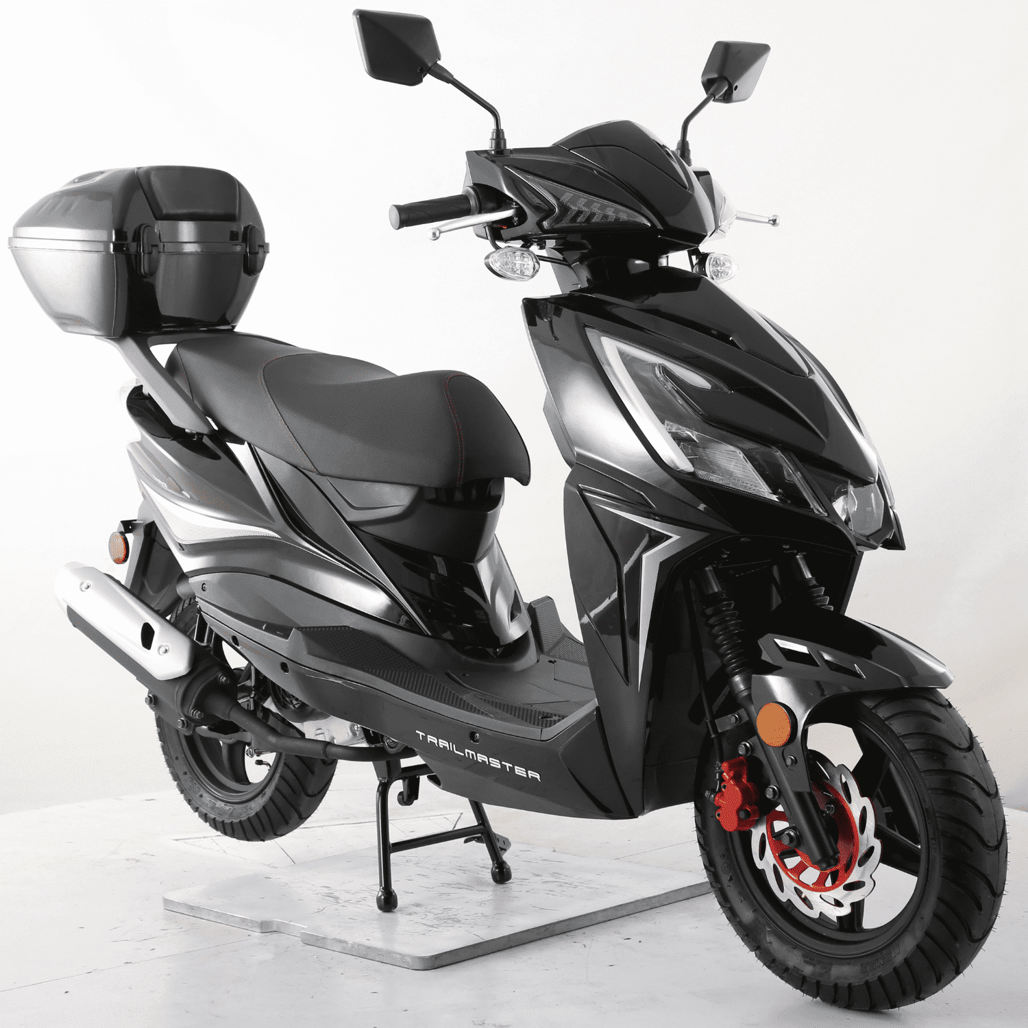 Say Yeah 49cc Motor Riding Scooter with Kids Seat in Black