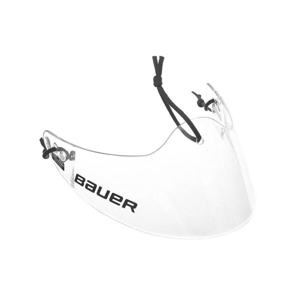 Bauer S17 NecTech GTP Hockey Goalie Clear Lexan Throat Protector Guard, JUNIOR
