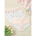 thumbnail image 6 of 3 Pack Fun Puppy Print Mid-rise No Show Briefs for Women and Girls, 6 of 9
