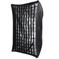 thumbnail image 2 of LAFGUR Studio Softbox, Parapluie Rectangulaire Portable 60x90cm Diffuseur Réflecteur, pour Flash Rapide, Portrait, Produit et Photographie Extérieure, 2 of 8