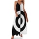 thumbnail image 1 of Mod Target - Vestido sin mangas con estampado retro en blanco y negro Vestidos de verano para mujer Ropa para mujer, 1 of 7