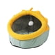 thumbnail image 5 of Bonita cama para gatos de felpa, sofá cama para mascotas con cojín extraíble, cama para perros pequeños para interiores, nido cueva cálido para gatito M, 5 of 8