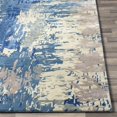 thumbnail image 6 of Hauteloom Aspers Wool Living Room, Bedroom Area Rug - Modern Abstract Contemporary Carpet - Blue, Brown, Cream - 8', 6 of 19