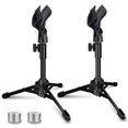 thumbnail image 1 of Mictop 2 Pack Desktop Mic Stand, Portable Foldable Tripod with Mic Clip Holder, Adjustable Microphone Stand For Dynamic, 1 of 7