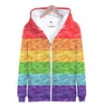thumbnail image 2 of Sudadera con capucha con estampado 3D LGBT para hombre y mujer, sudadera con bandera de arcoíris, sudadera con cremallera para lesbianas y gays, chaqueta informal de manga larga, abrigo, ropa, 2 of 4