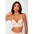 thumbnail image 1 of Brassier Bustier Media Copa Diane & Geordi Colombia Microfibra Encaje 021507 Beige 34, 1 of 3