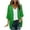 Green, variant on Ohufall Womens 3/4 Sleeve Chiffon Cardigan Tops Summer Light Breathable Open Front Cover Up Fashion Solid Casual Bolero Sheer Shrugs for Women