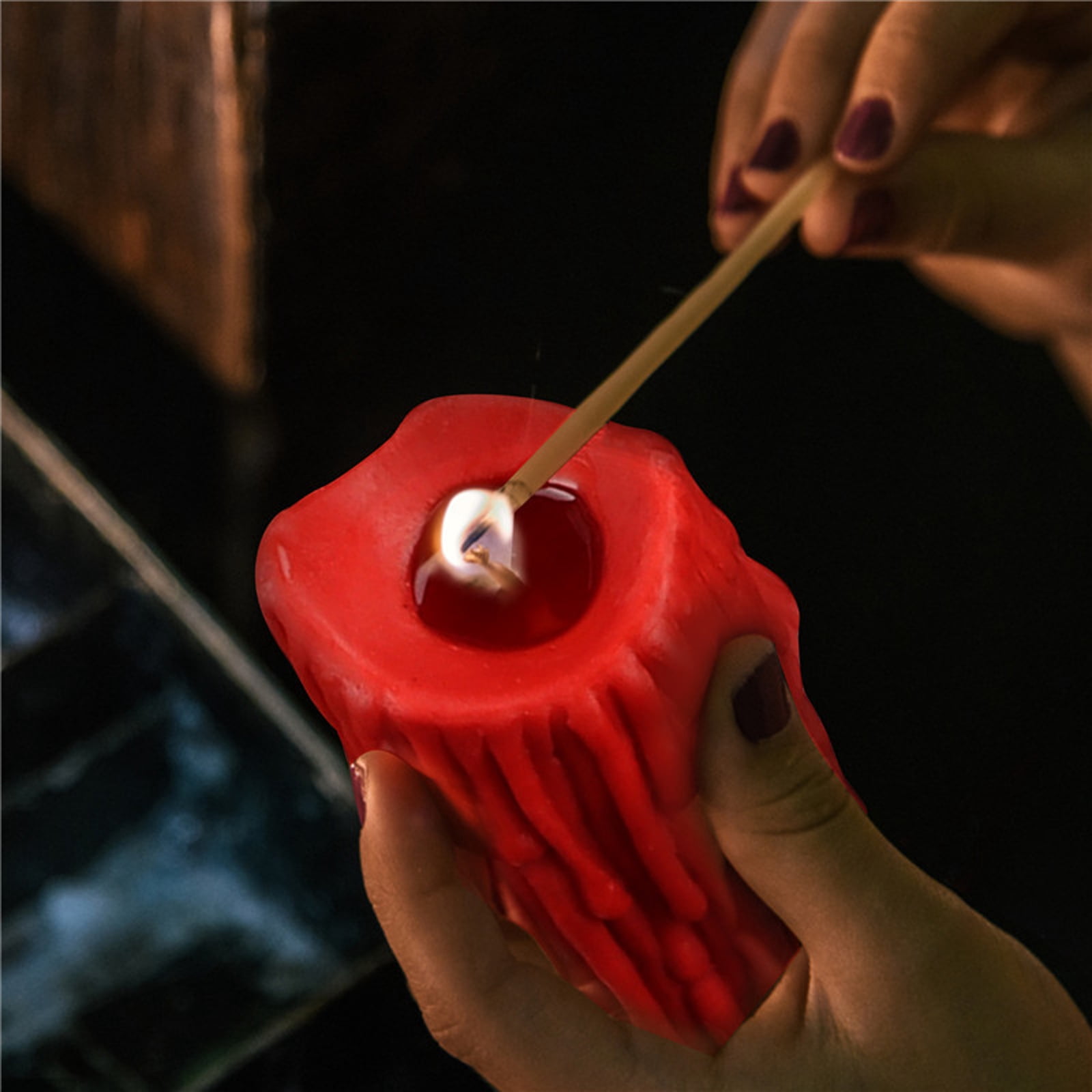 BQBQERT Teardrops Candle Mold Reusable Silicone for Epoxy Resin Casting Pillar Candle Soap Resin Ornaments Art