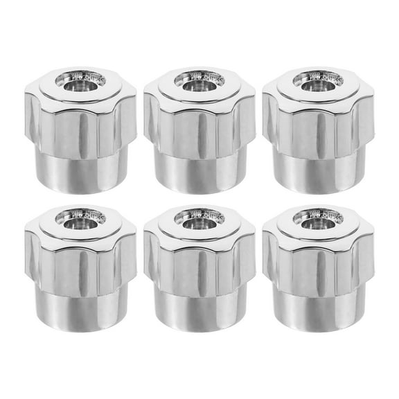 FESTFENDS Shower Faucet Handle Replacement Plastic 6Pcs 1.49X1.49X1.38In