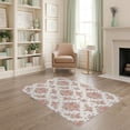 thumbnail image 2 of ODIKA Toss Romantic Roses Shack Dainty Rosebud Clusters Pink Refined Structured Pet Friendly & Kids Safe Play for Playroom, Bedroom, Reading Nook, 2 of 7