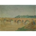thumbnail image 3 of Ernst Schiess 24x19 Black Modern Framed Museum Art Print Titled - Ponte Molle (1913), 3 of 5