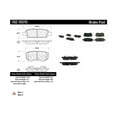 thumbnail image 2 of Centric Parts 102.10370 102 Series Semi Metallic Standard Brake Pad, 2 of 4