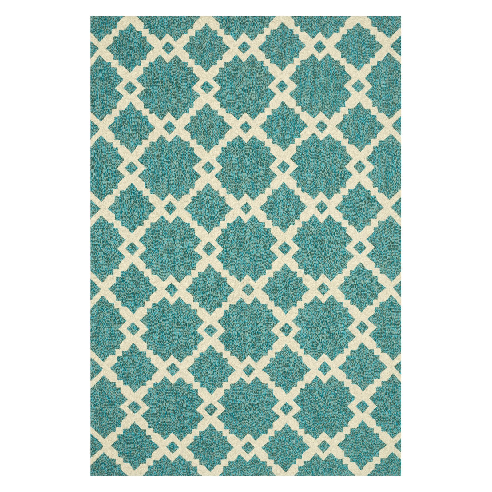 Loloi Ventura Indoor / Outdoor Rug Turquoise / Ivory
