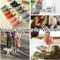 thumbnail image 4 of Hadanceo Sunshine Cloud Slippers, Cozy Indoor Outdoor Comfort Footwear with Warm Fuzzy Lining,  Plush House Slippers with Non-Slip Sole for Women and Men, 4 of 8