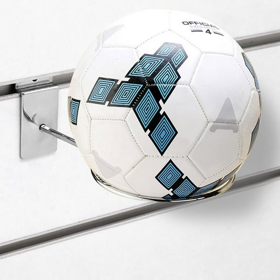 Wall-Mounted Sports Ball Holder,Display Storage Rack,for Basketball, Soccer, Volleyball, Durable Metal Ball Organizer